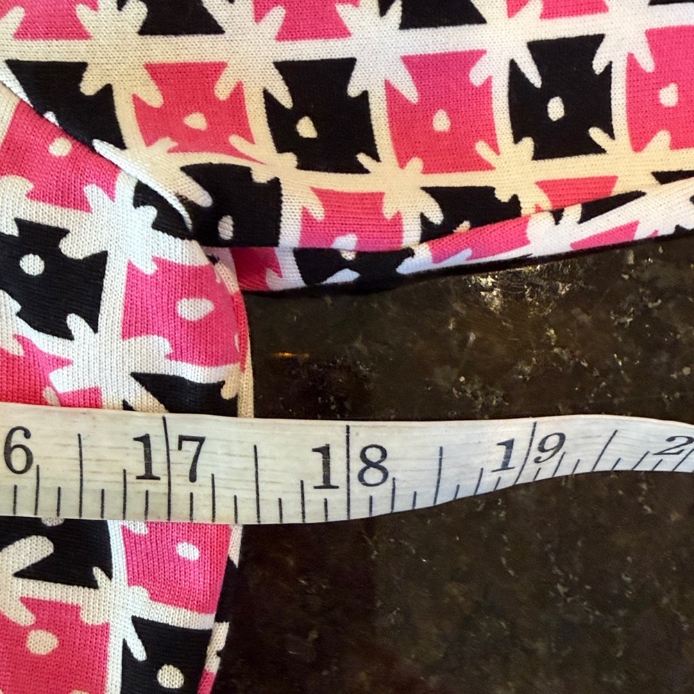 NWT Diane von Furstenberg Reina “Check Dot Pink” Long Sleeve Shift Dress Size 6 - Picture 8 of 14